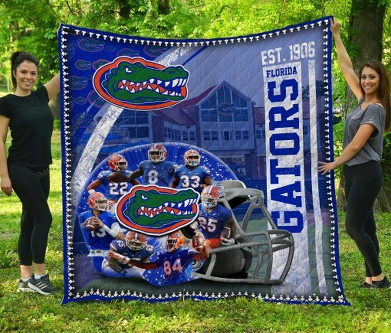 Ncaa Florida Ga Quilt Blanket #832