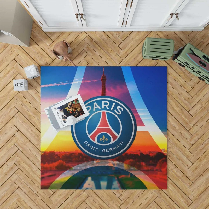 Paris Saint Germain Fc Awarded Soccer Team Rug