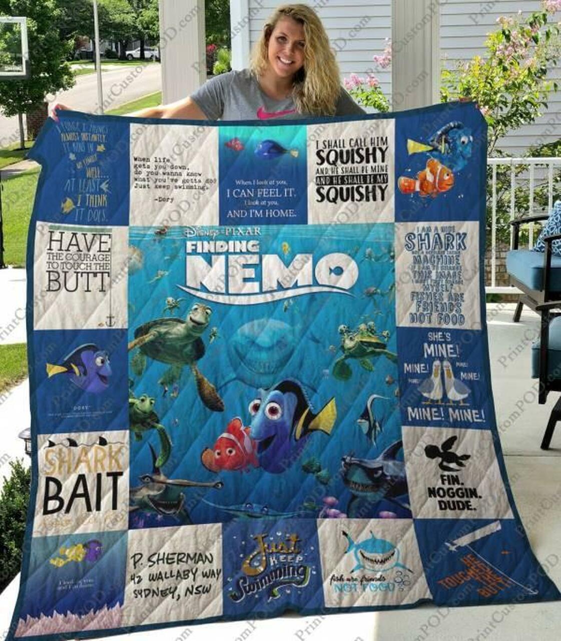 Finding Nemo Quilt Blanket Limited Quilt Blanket