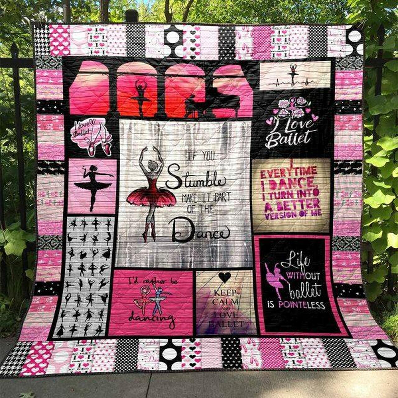 Make It Part Of The Dance Quilt Blanket Lu88 Quilt