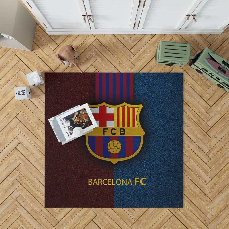 Fc Barcelona Professional Spanish Football Club Rug