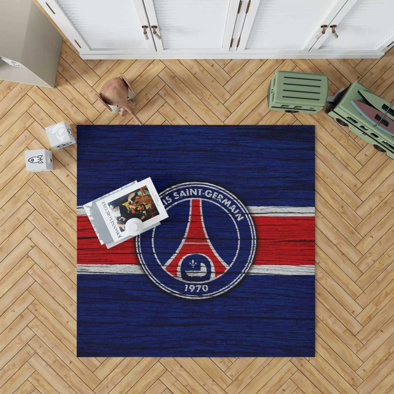 Popular Paris Soccer Team Psg Logo Rug