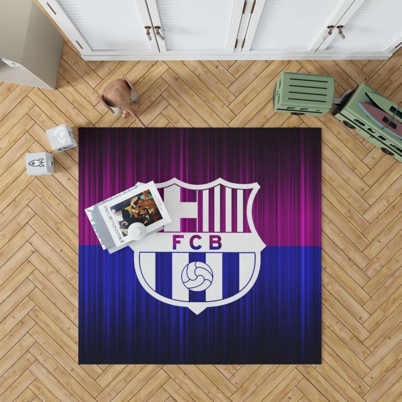 Fc Barcelona Popular Football Club Rug