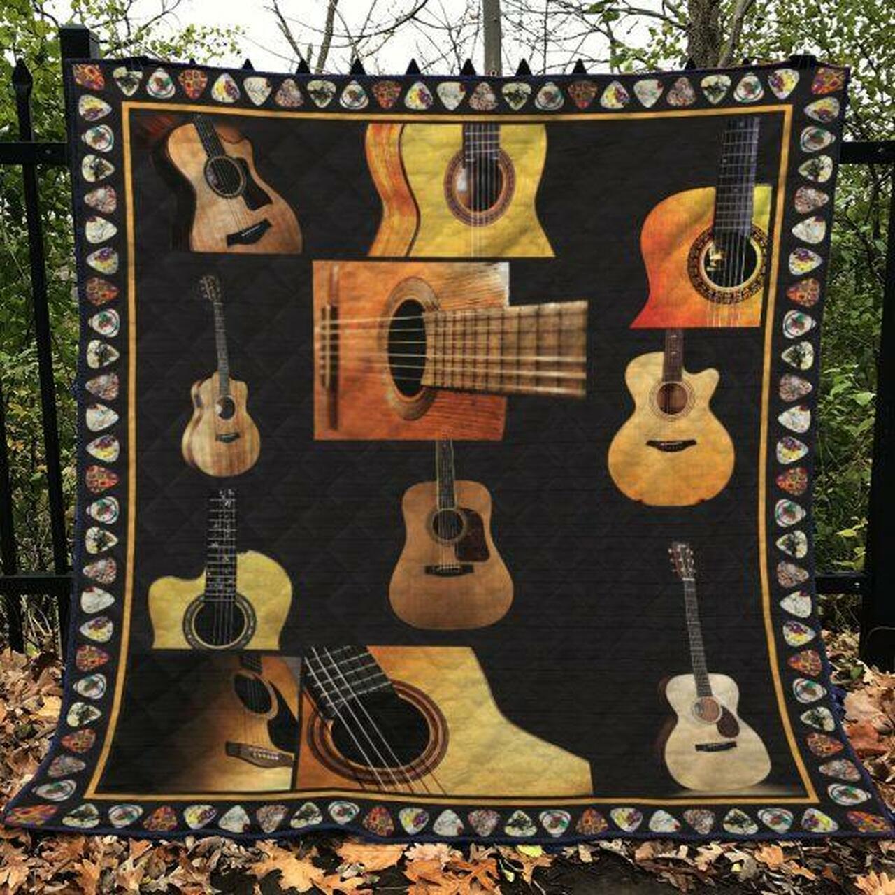 Guitar Quilt Blanket Ver 17 Quilt