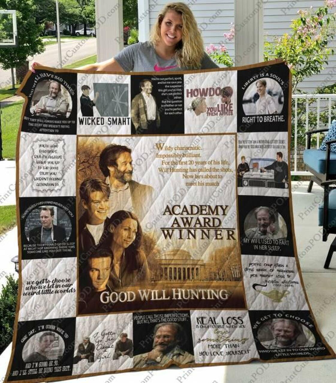 Good Will Hunting Quilt Blanket Limited Quilt Blanket