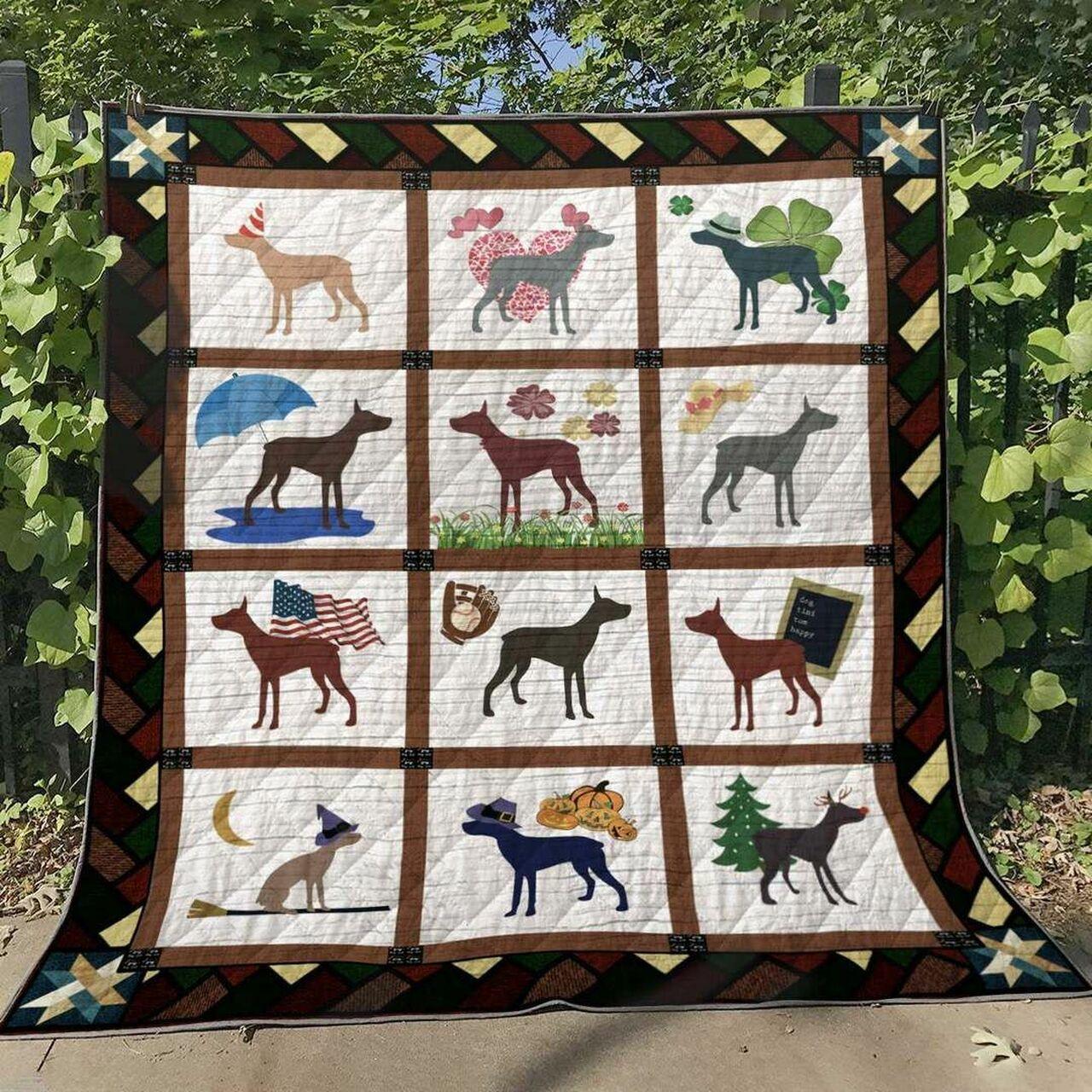 Miniature cher Tl310535 Quilt Blanket