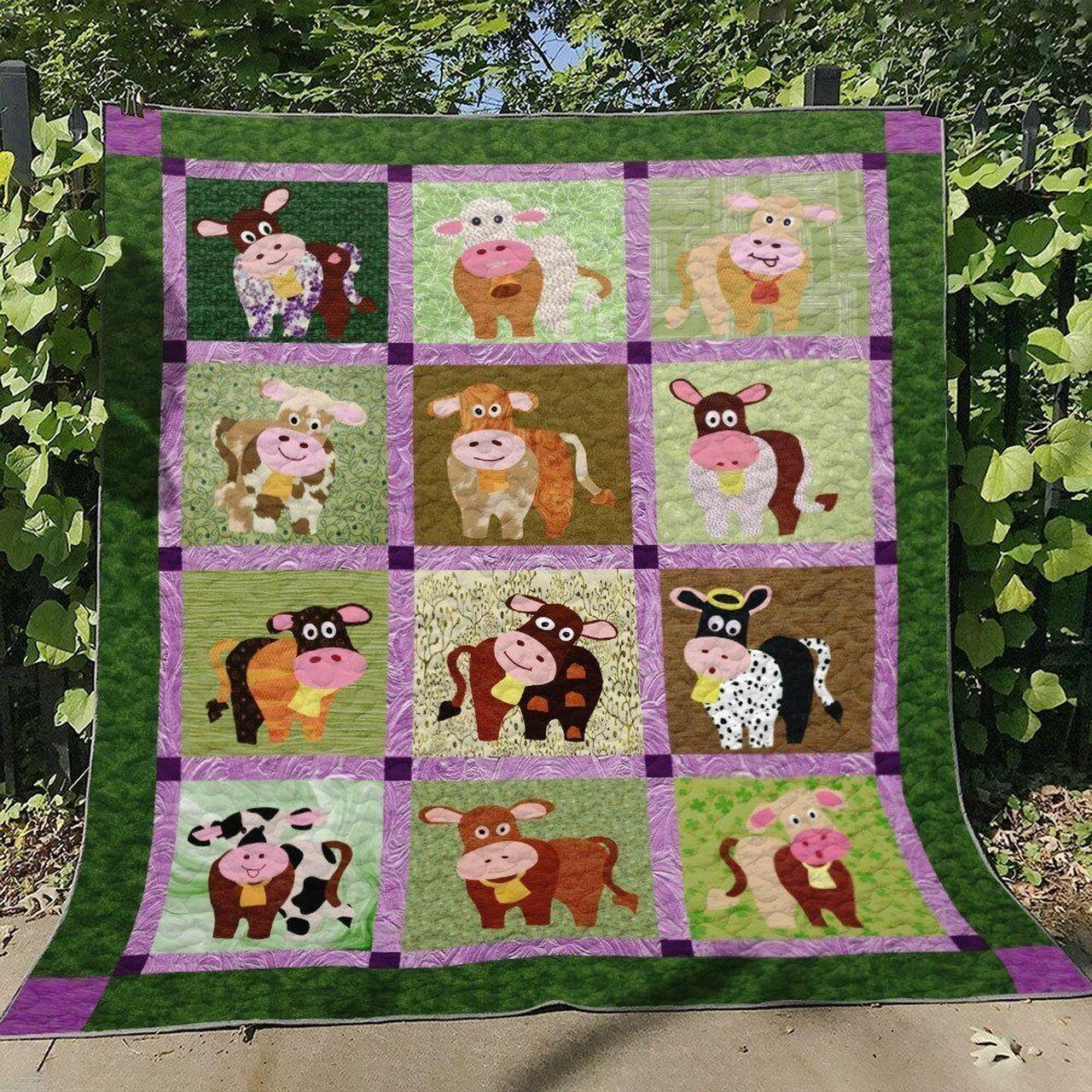 Cow Tn270613 Quilt Blanket
