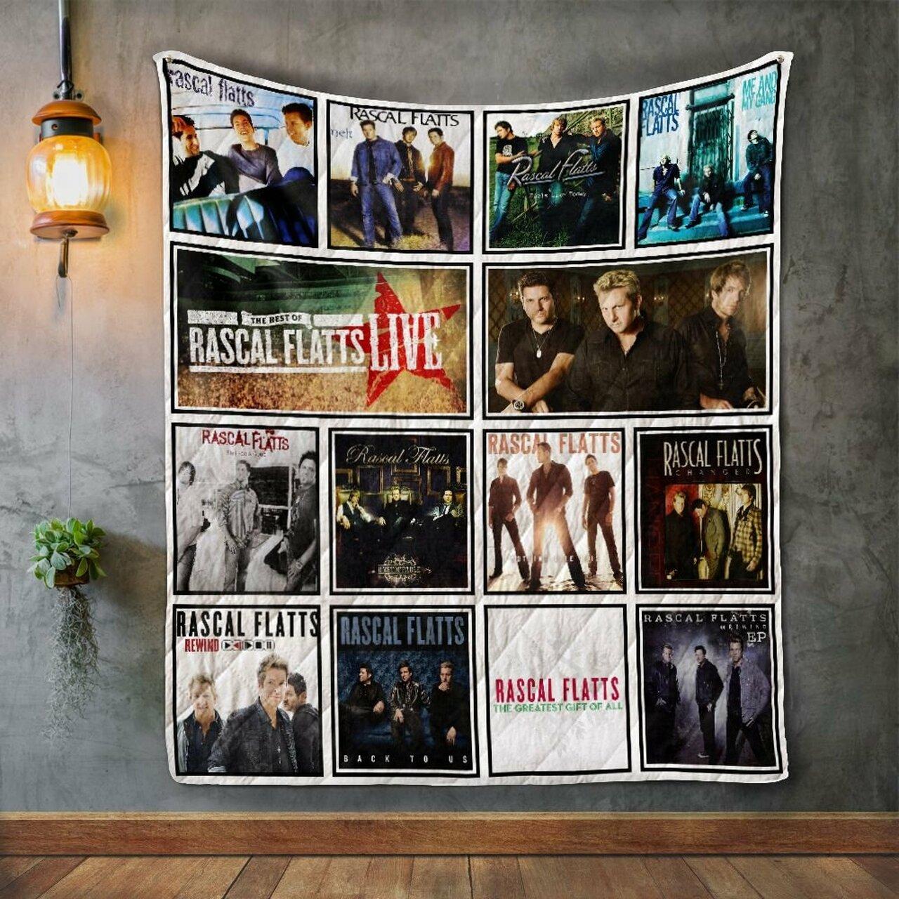 Rascal Fl Album Co Quilt Blanket