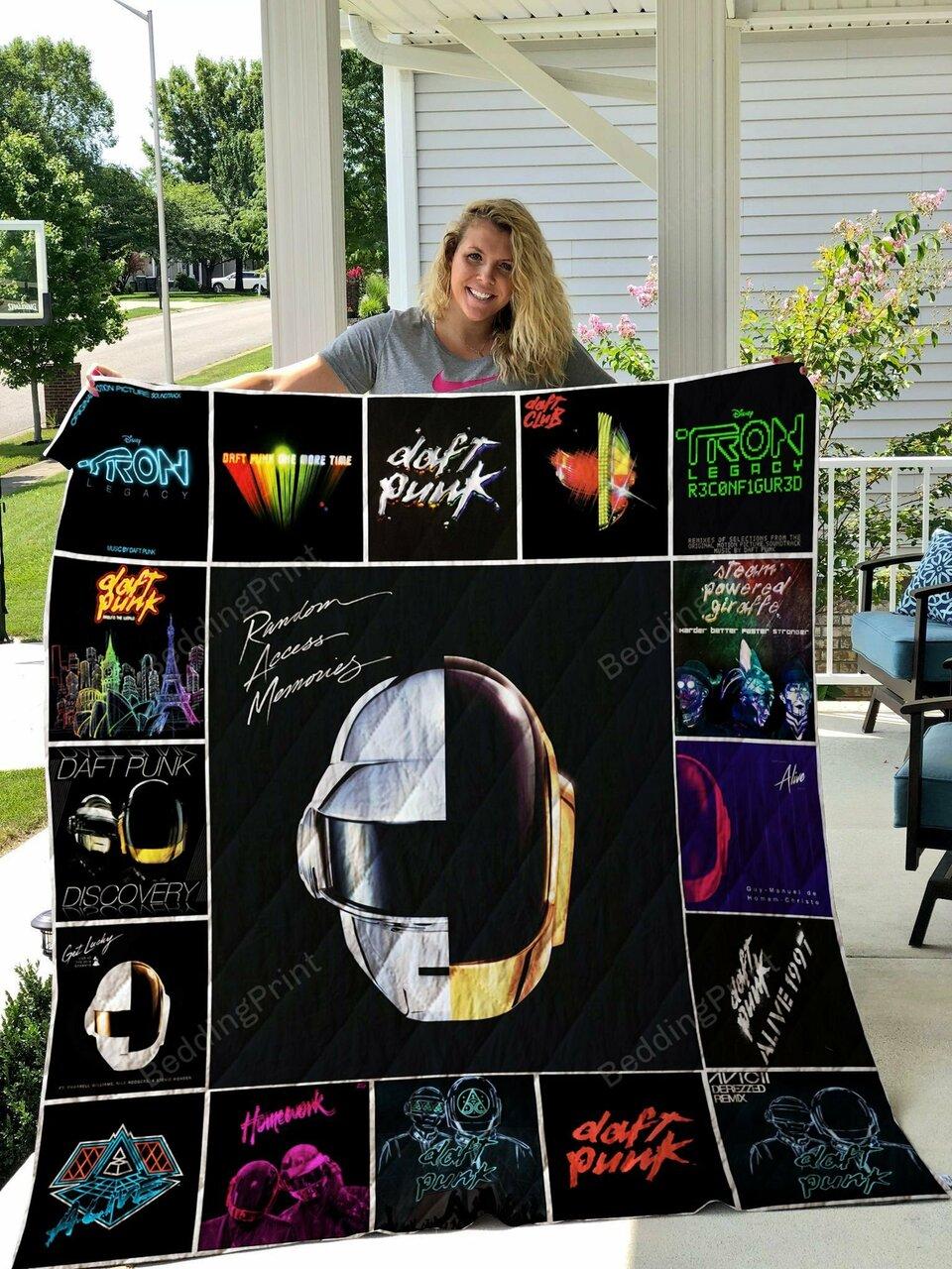 Daft Punk Quilt Blanket 0684