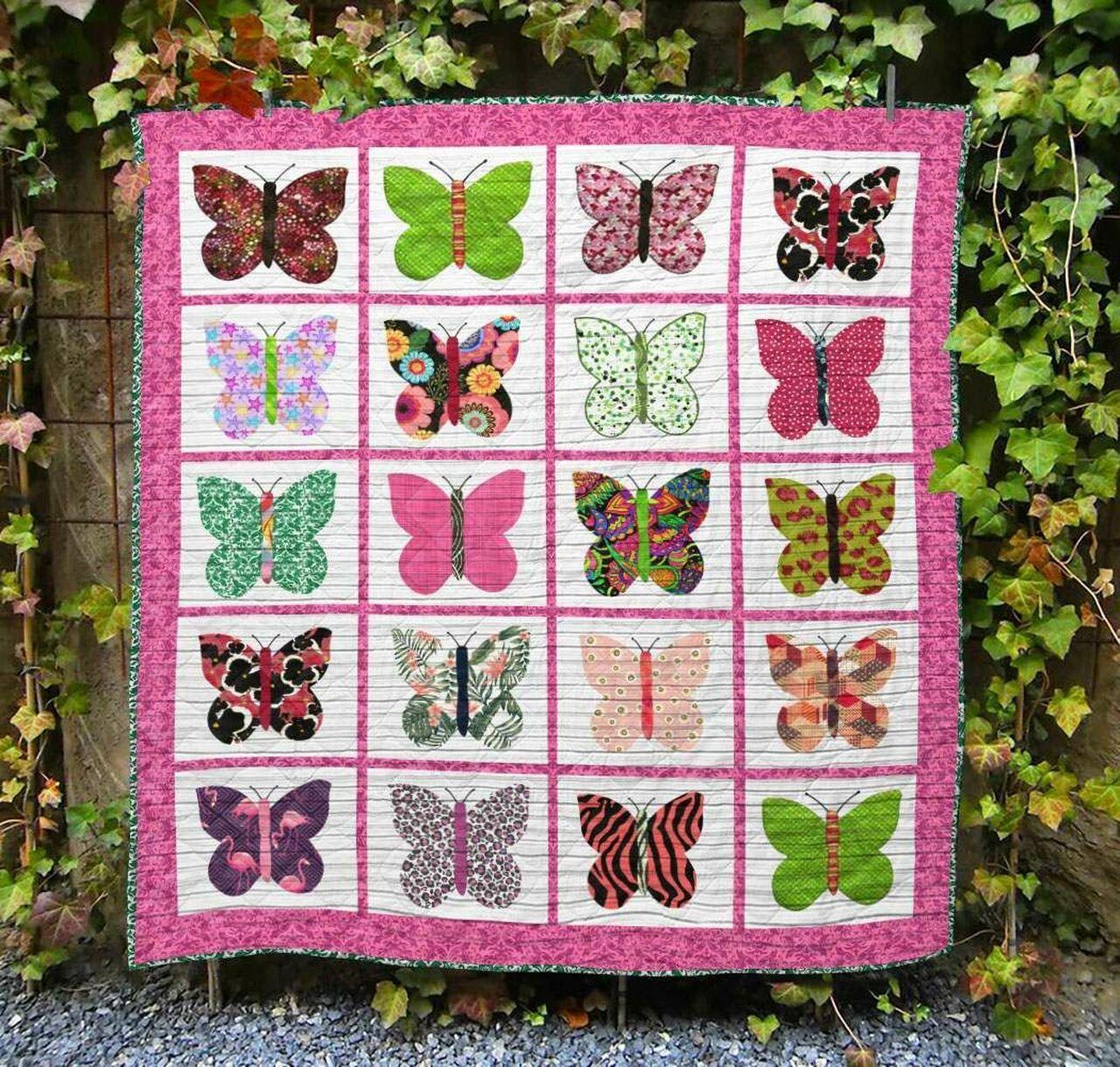 Butterfly Bi190703B Tbg Quilt Blanket