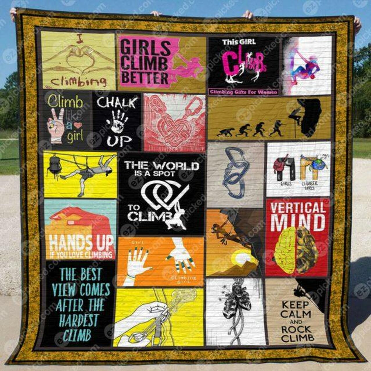 Love Climbing Quilt Blanket Vq06 Quilt