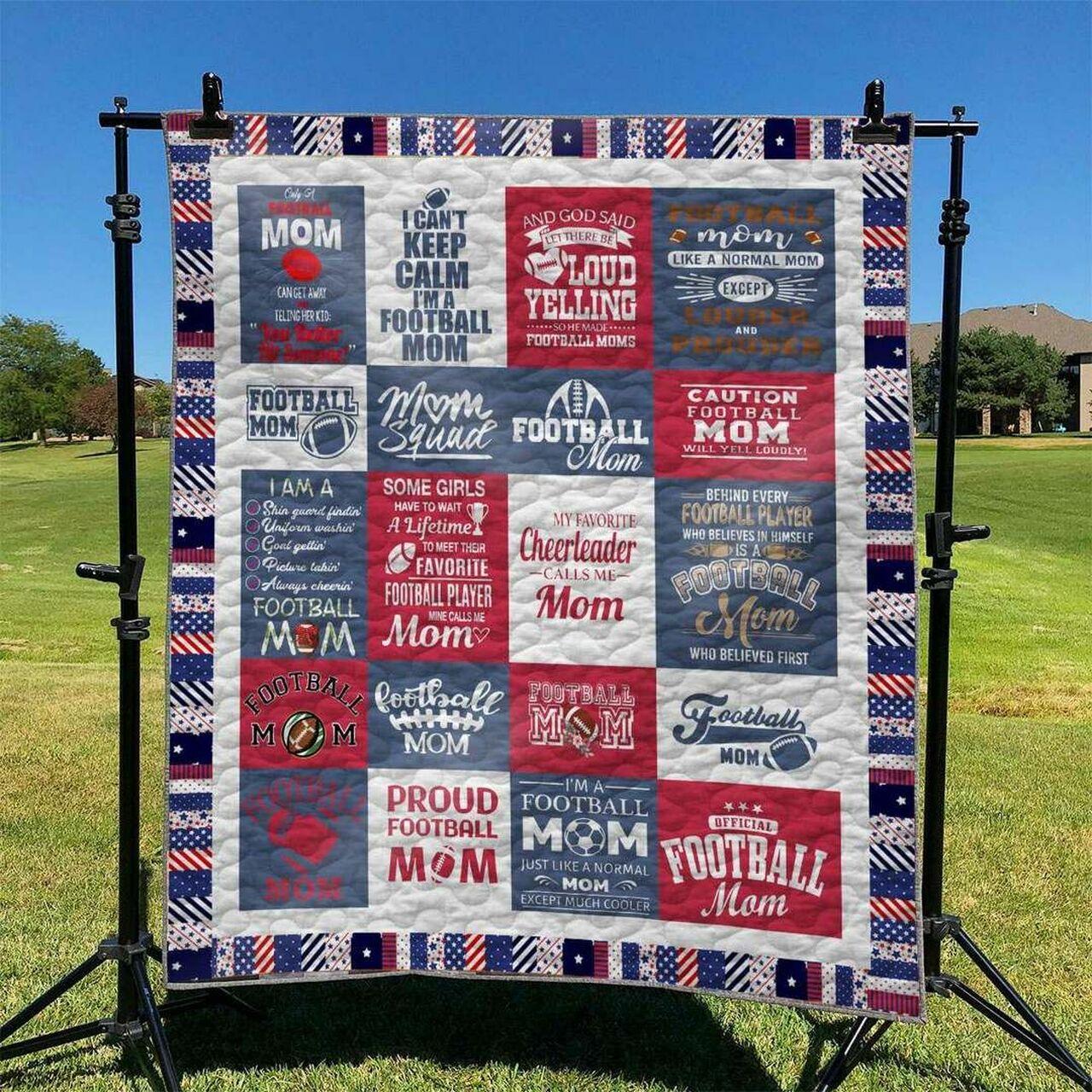 Football Mom Td2809543 Quilt Blanket