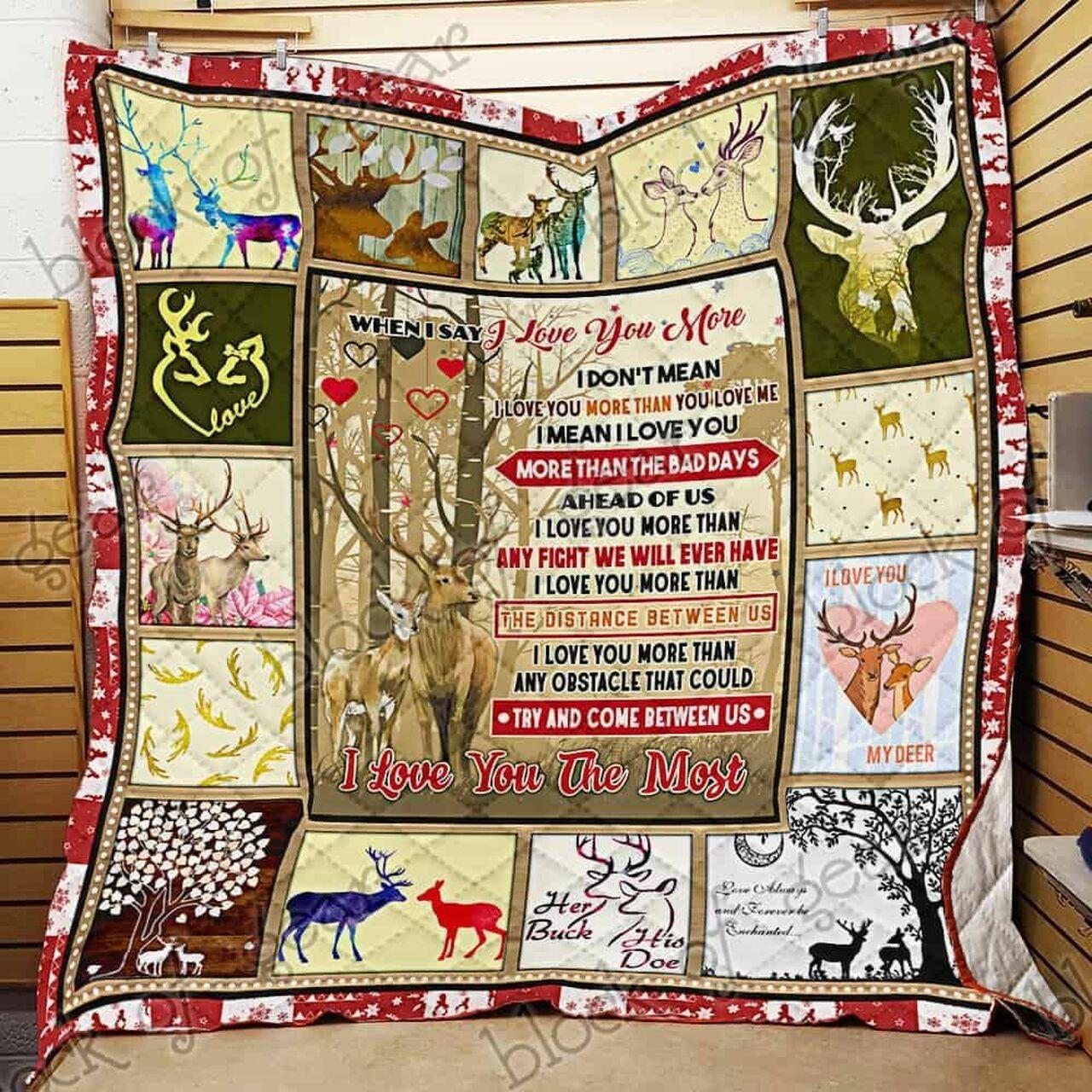 Deer Cl18100209Mdq Quilt Blanket