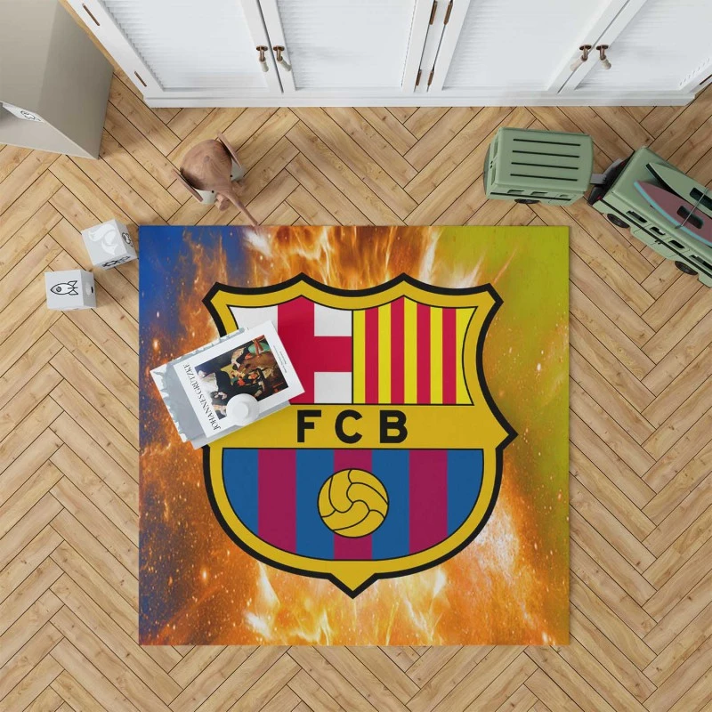 Professional Football Club Fc Barcelona Rug