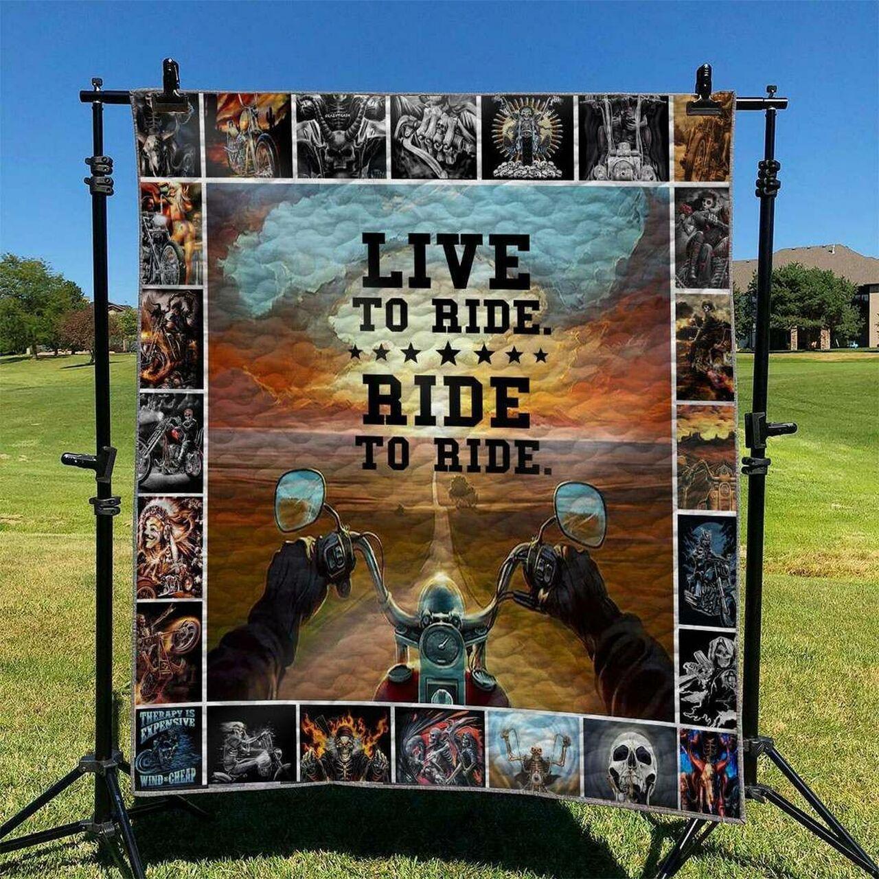 Biker Td2809071 Quilt Blanket