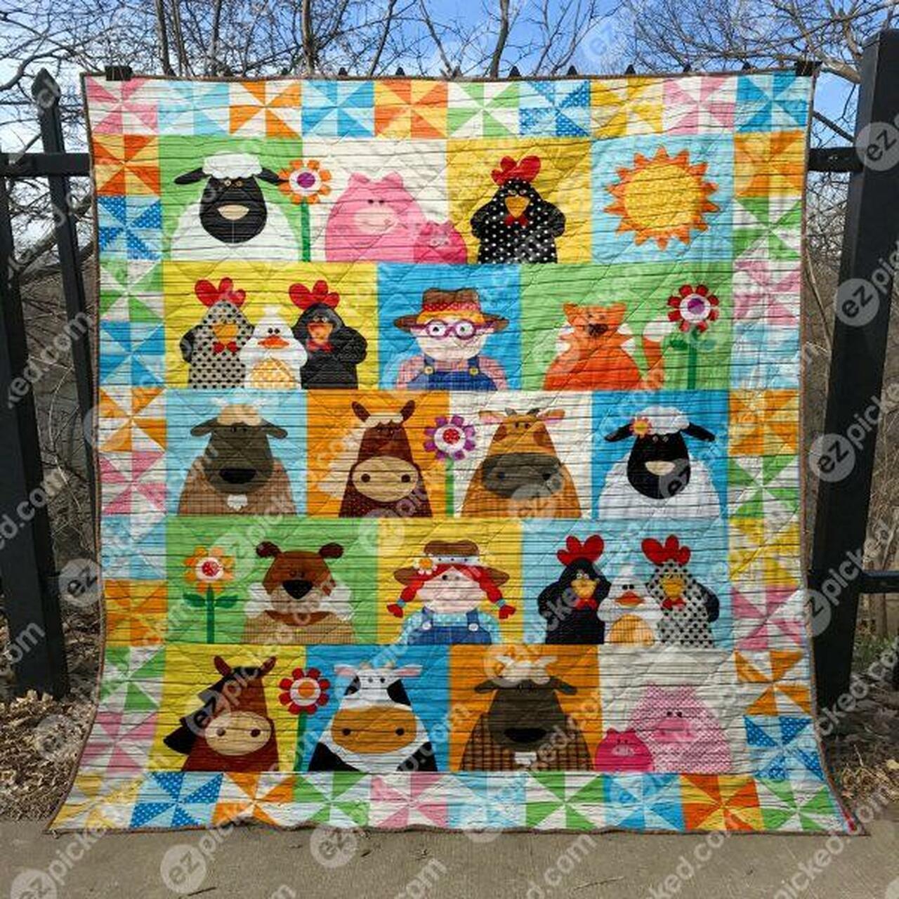 Farmer Fri Quilt Blanket Yln7 Quilt