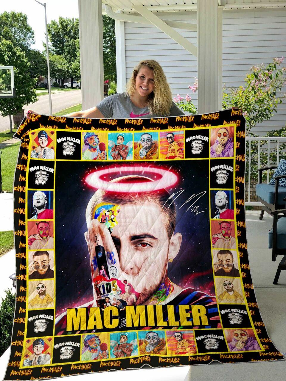 Mac Miller Aeason Size Quilt Blanket Ver 6