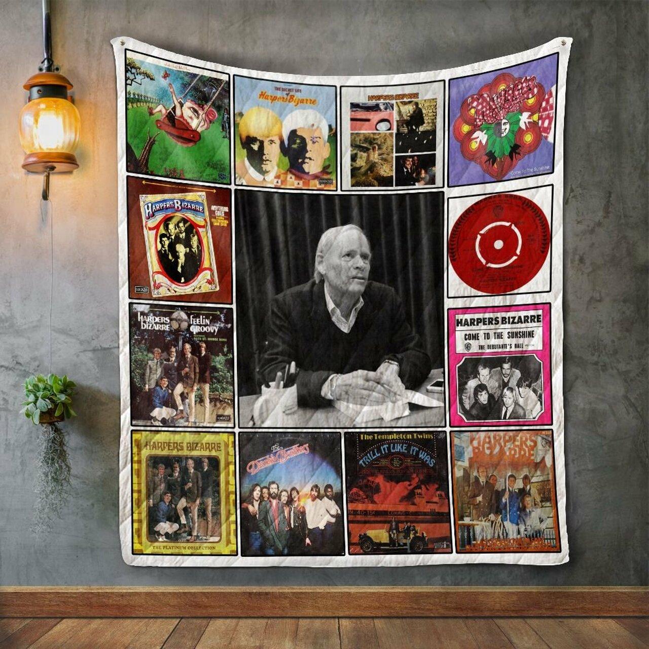 Ted Templeman Album Co Quilt Blanket