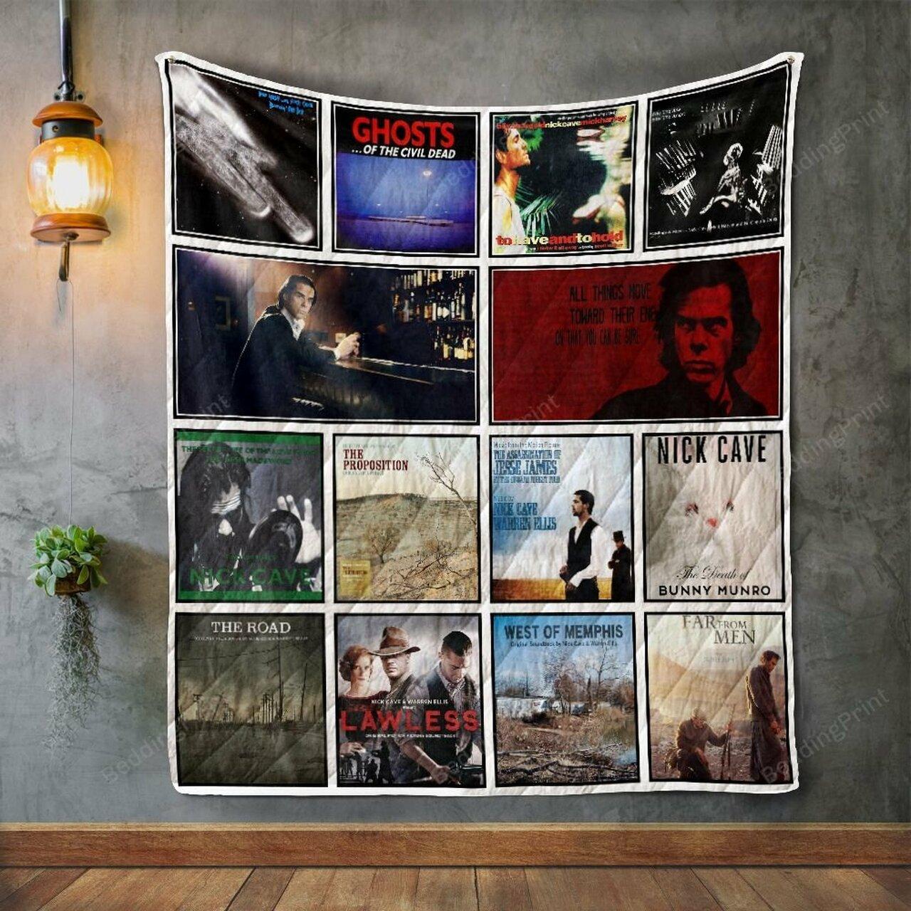 Nick Cave Album Co Quilt Blanket