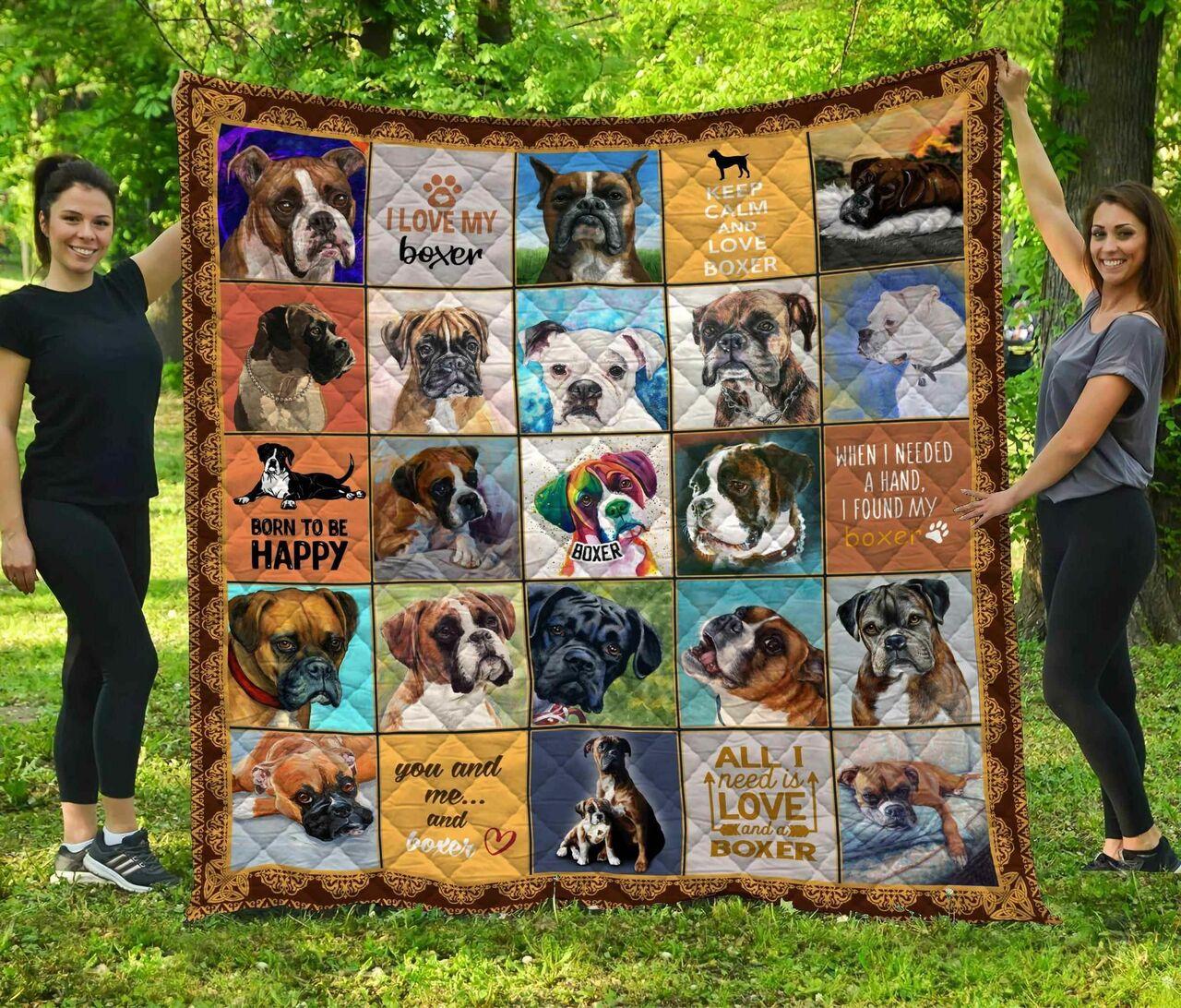 Chqda26003 Boxer Blanket Th1609 Quilt