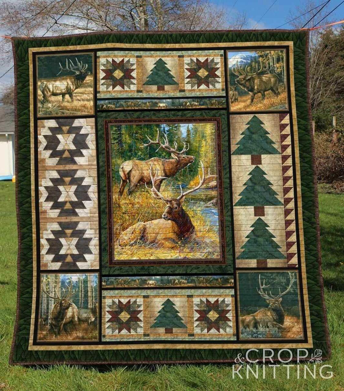 Deer Blanket Th1307 Quilt