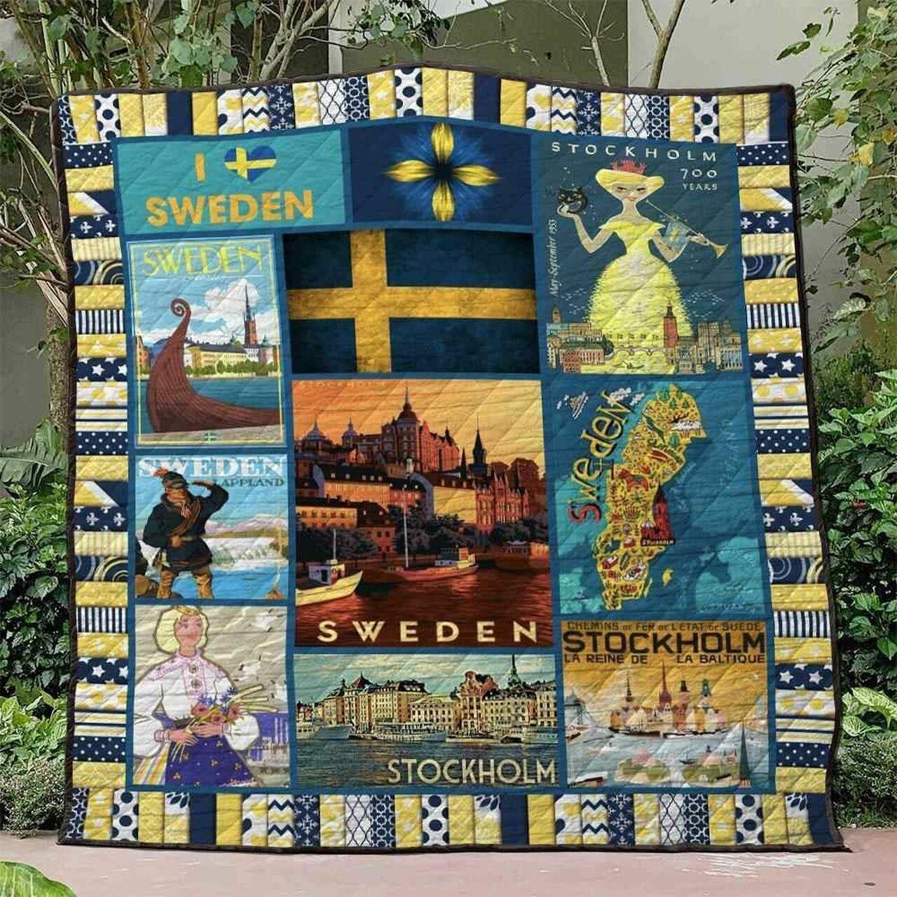 Sweden 5 Blanket Th1607 Quilt