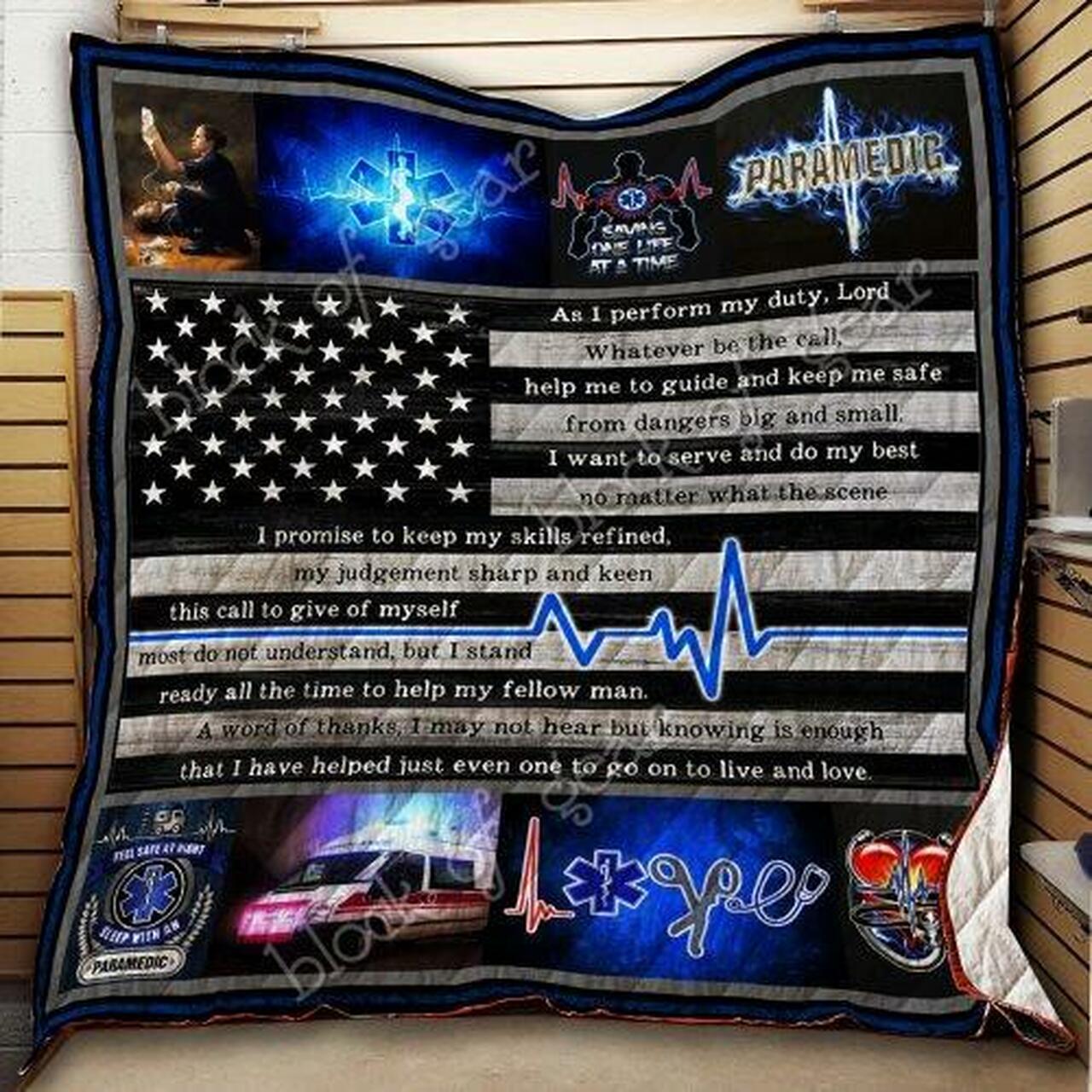 Paramedic Quilt Blanket Thh894 Quilt