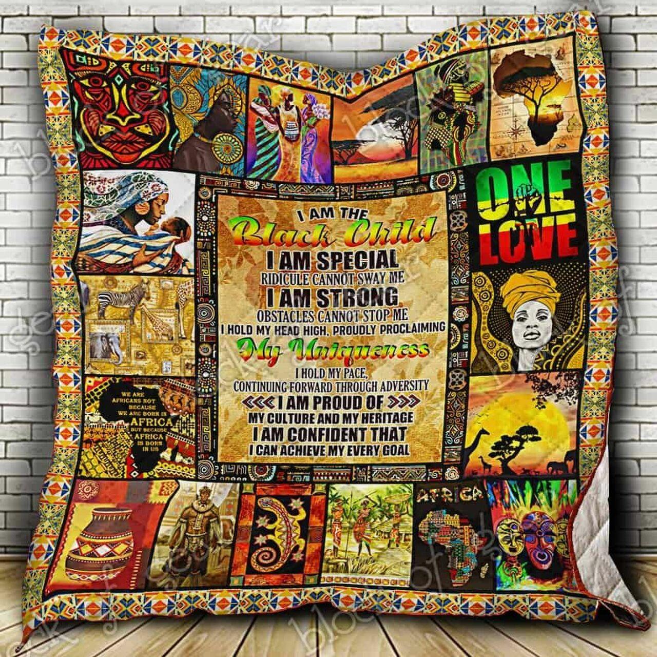 Black Child Cl18100085Mdq Quilt Blanket