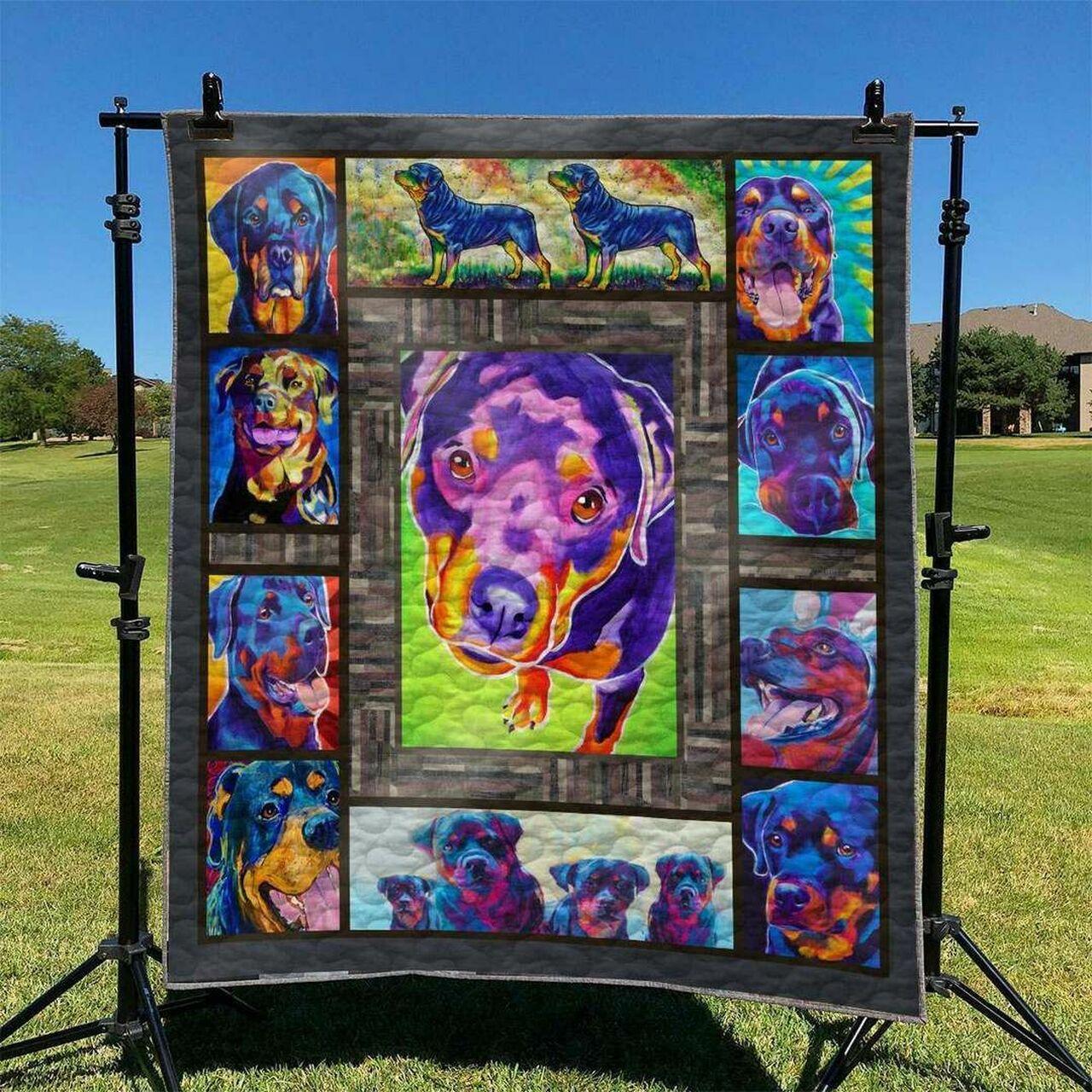 Rottweiler Td2809773 Quilt Blanket