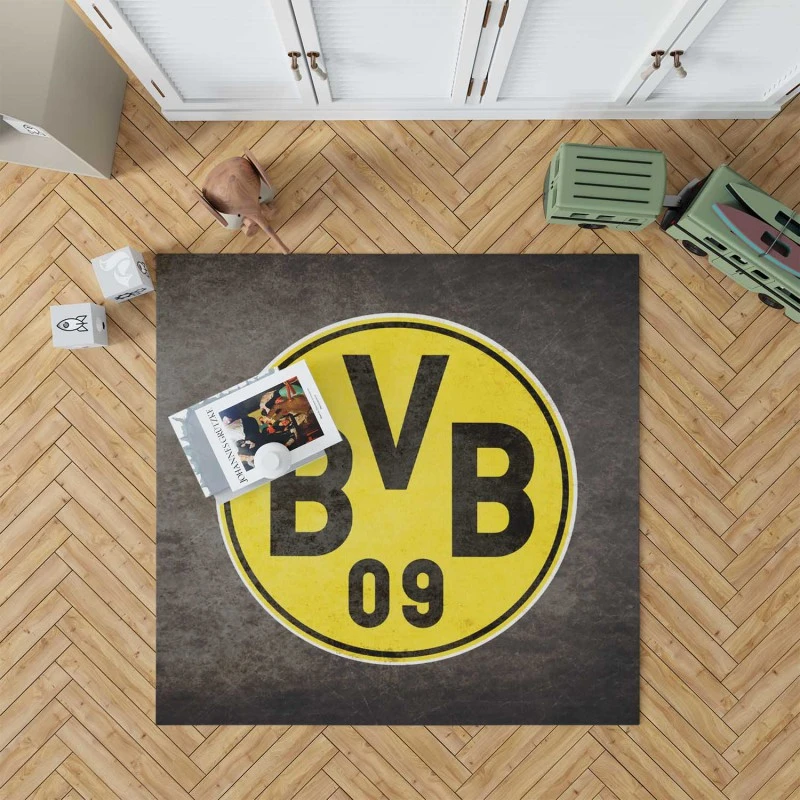 Stunning Football Club Borussia Dortmund Rug
