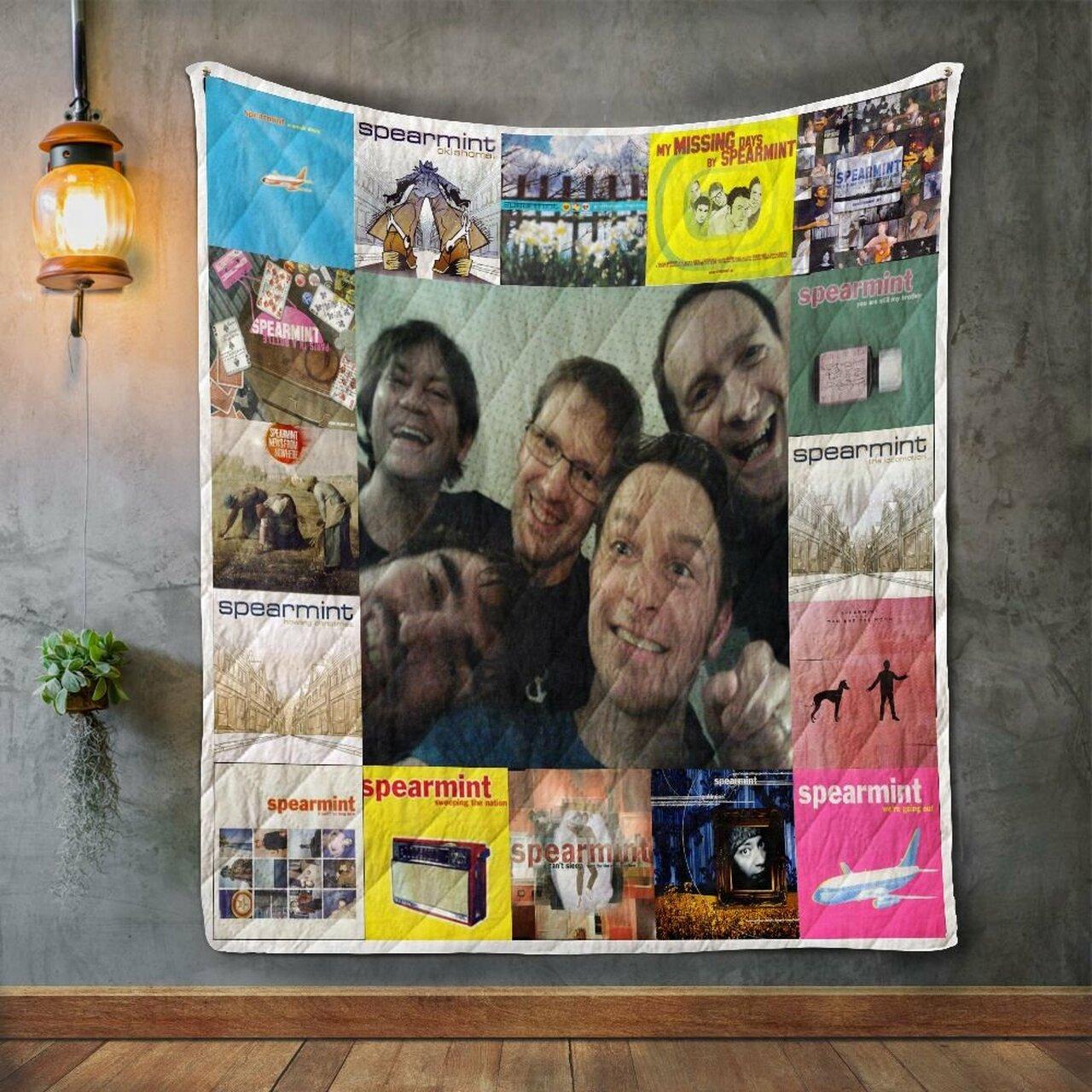 Spearmint Album Co Quilt Blanket