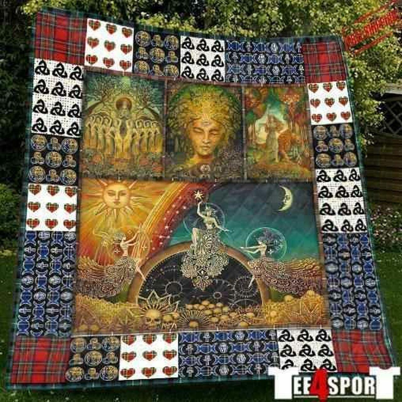 Pagm Mother Earth Gos Neo Pagan 3D Blanket Th0607 Quilt