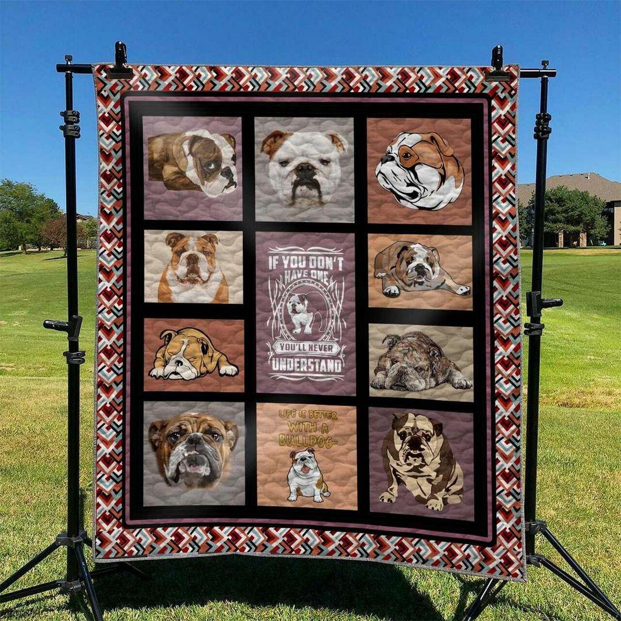 Bulldog Td2809123 Quilt Blanket
