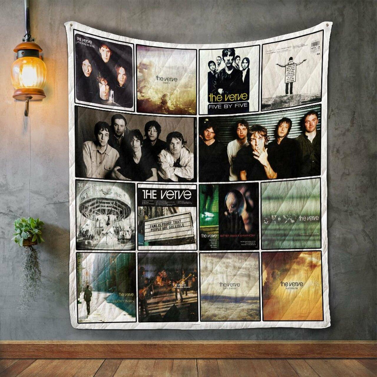 The Verve Album Co Quilt Blanket