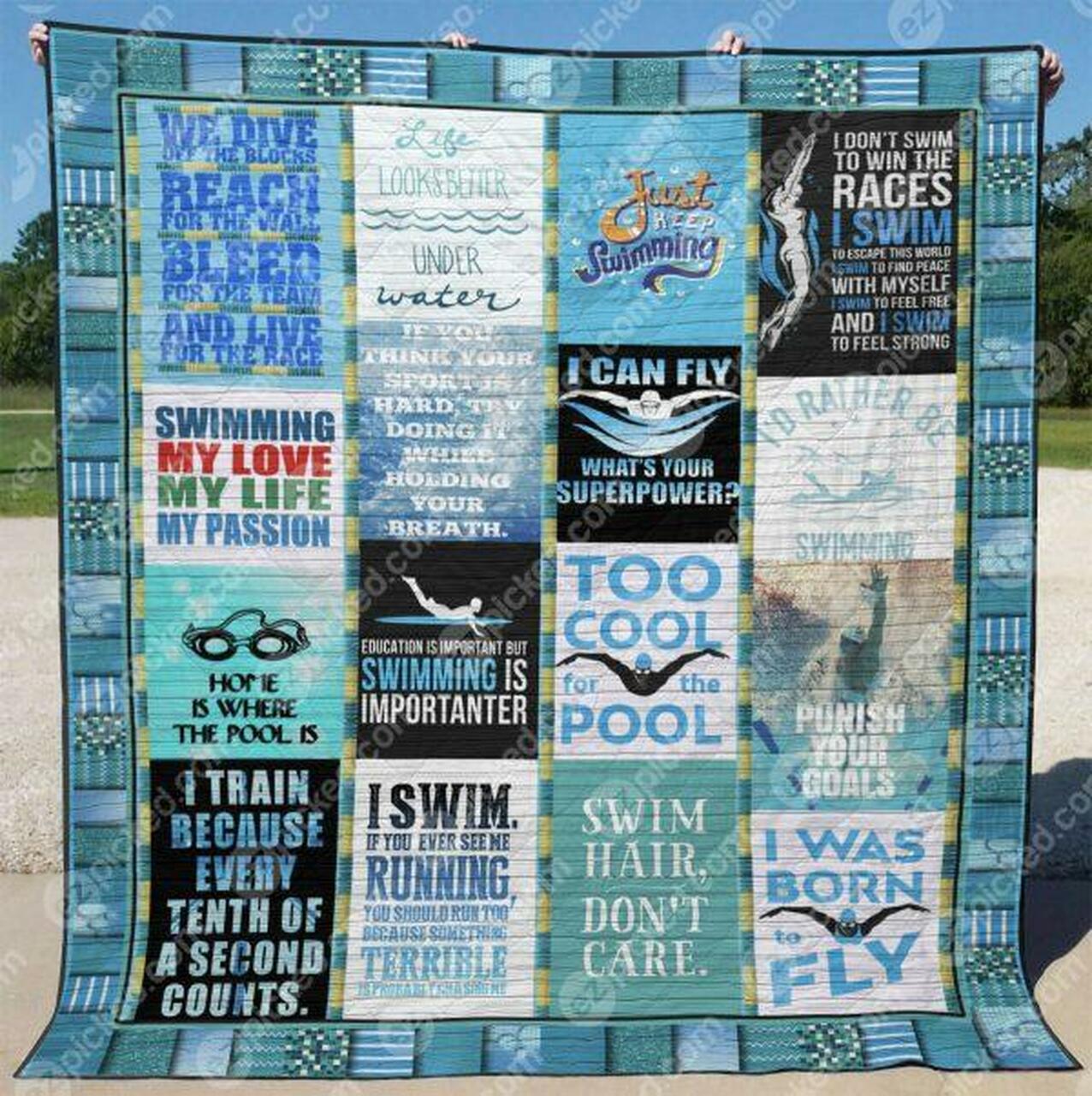 Just Kewimming Quilt Blanket Yct8 Quilt