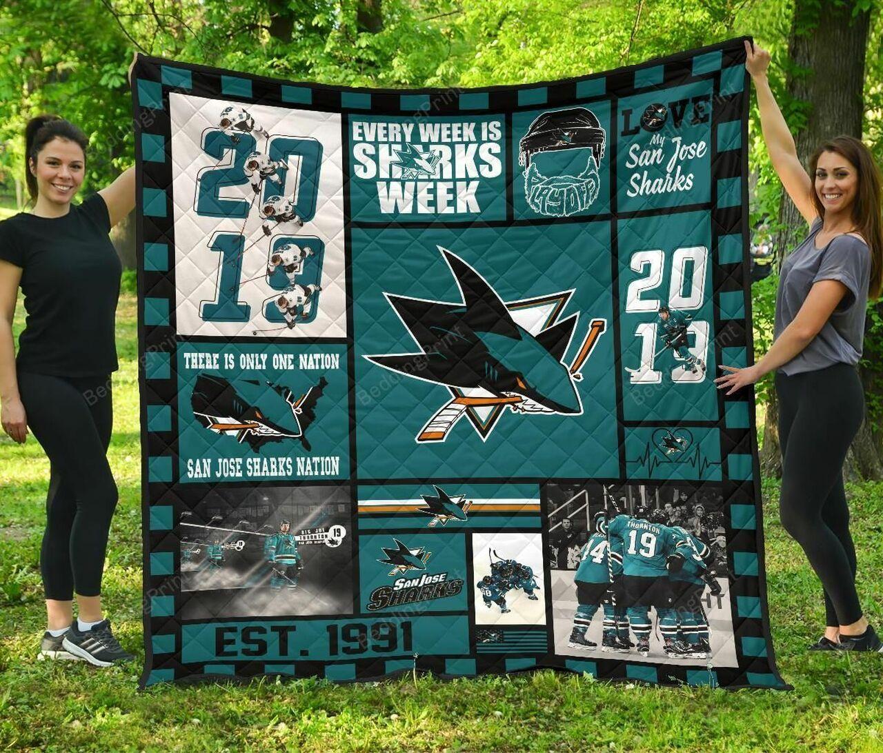Sane Sh Hockey Quilt Blanket Greattomized G For Birthday C Thgiving Perfect G For Ice Hockey Lover