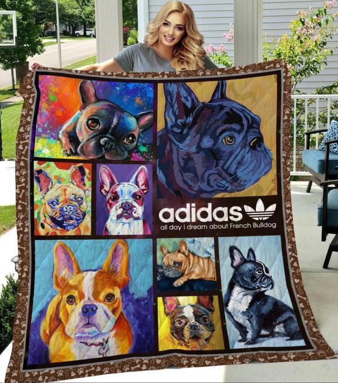French Bulldog Quilt Blanket Beeadim02Febuq Quilt