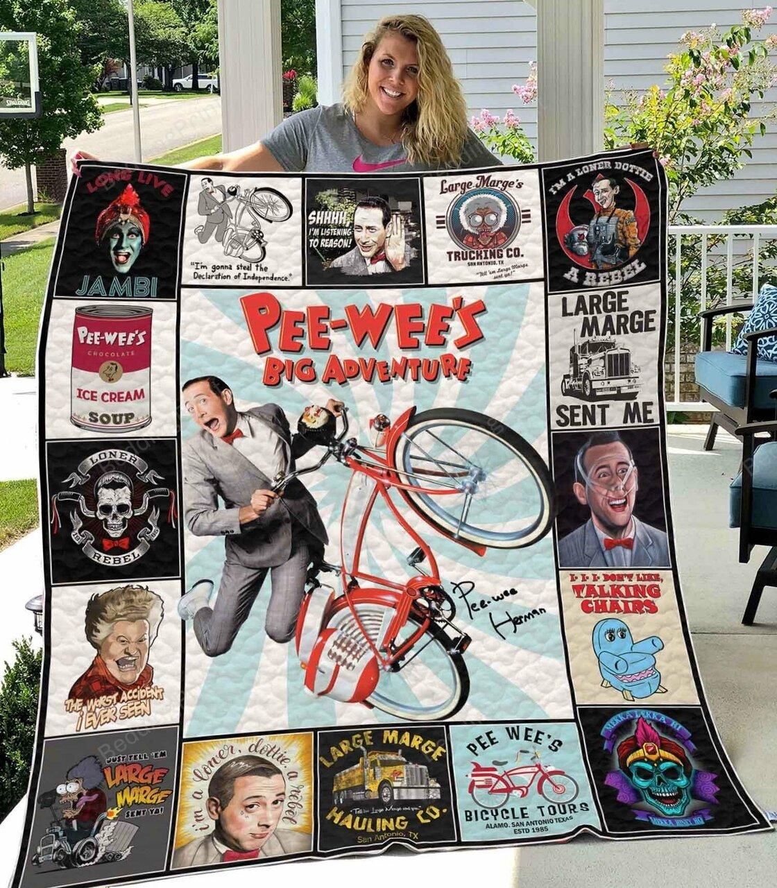 Peewee Herman Quilt Blanket