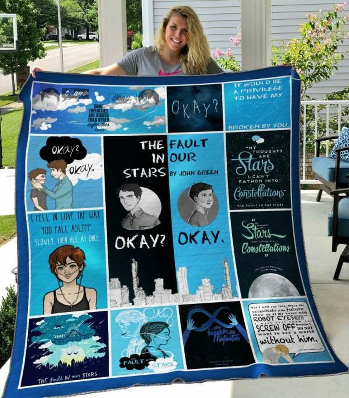 The Fault In S Quilt Blanket Hvt150604 Quilt