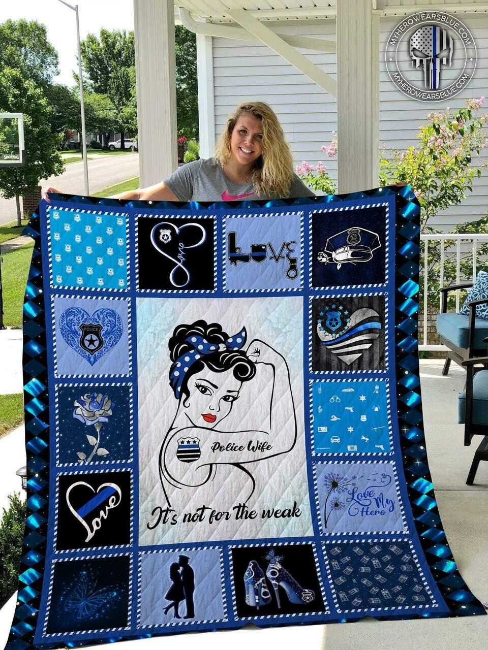 Police Th Beautiful Patterned Blanket Quilt