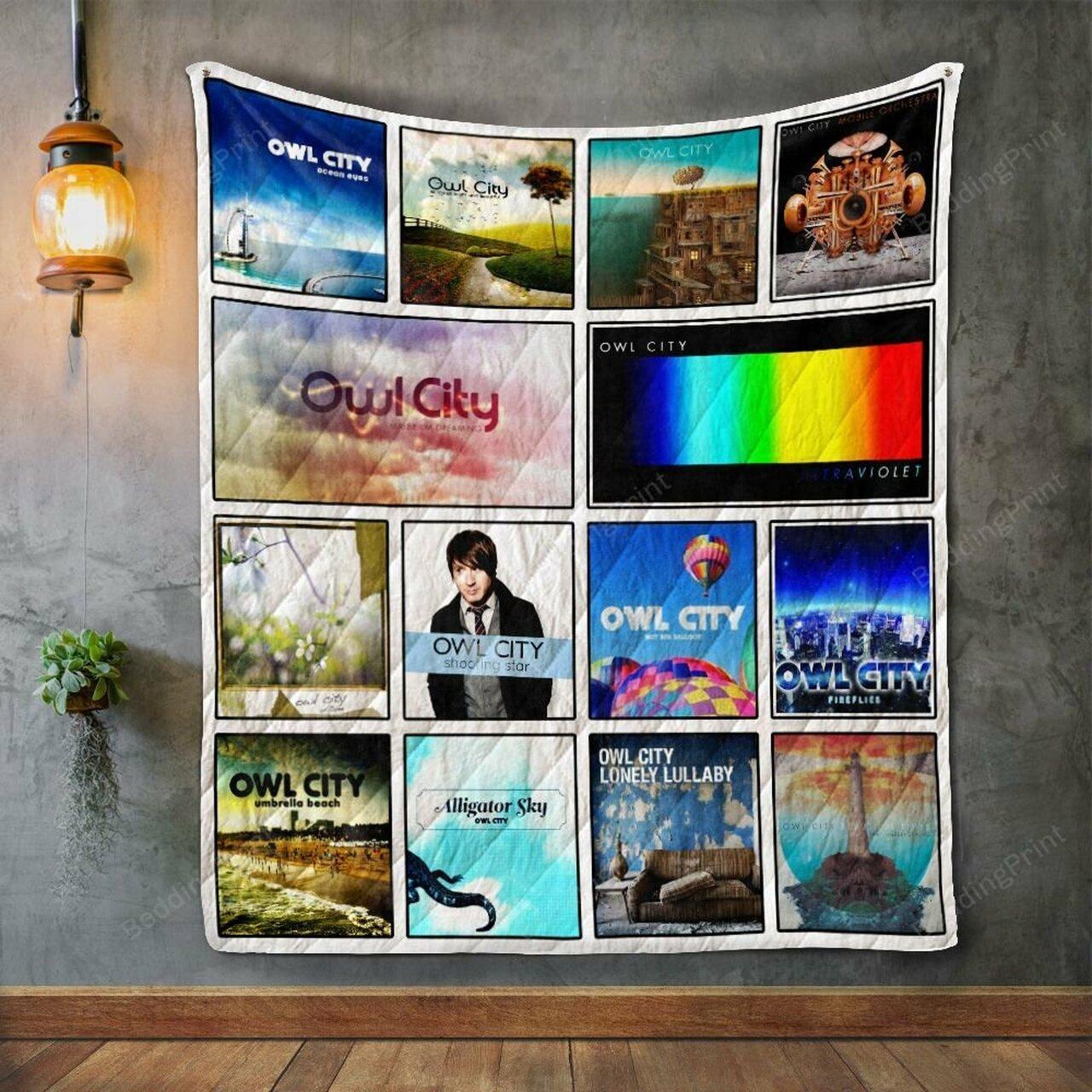 Owl City Album Co Quilt Blanket