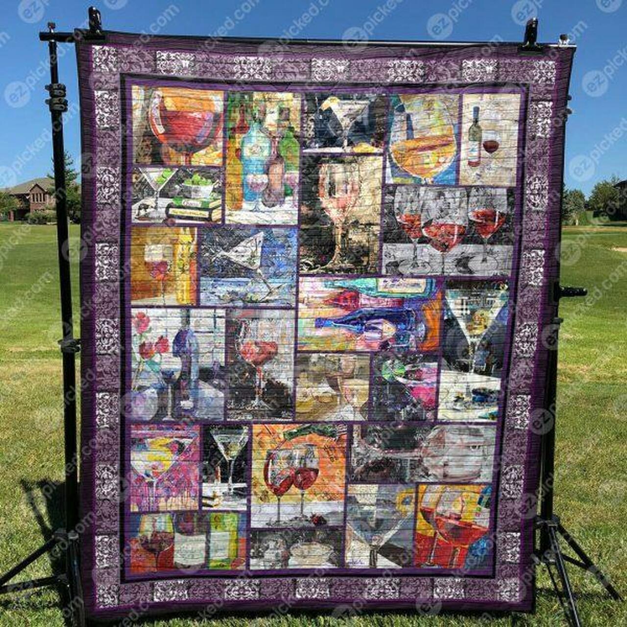 Good Wine Peself Quilt Blanket Qq26 Quilt