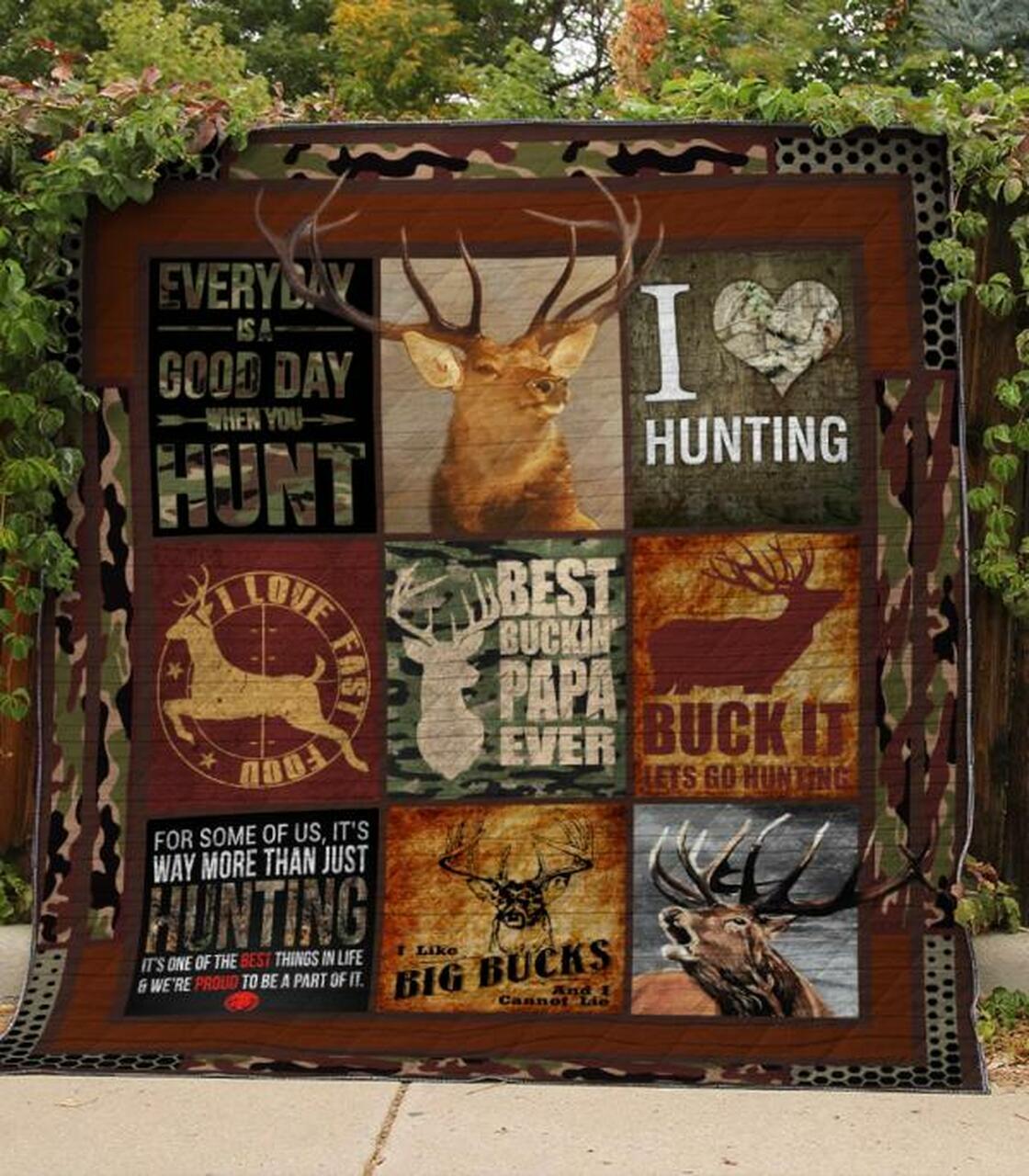 Hunting Life Quilt Blanket Quilt