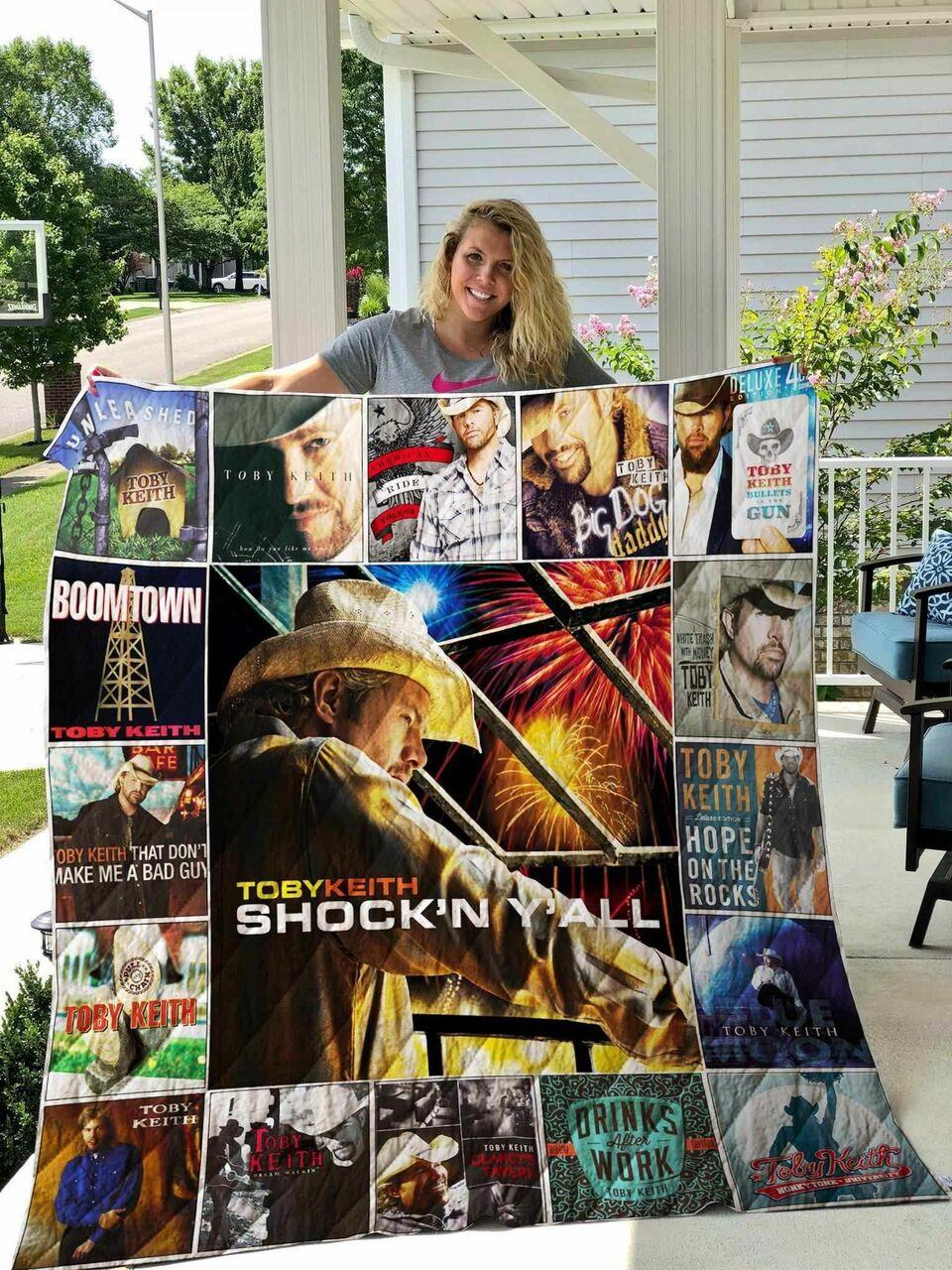 Toby Keith Blanket Th1909 Quilt