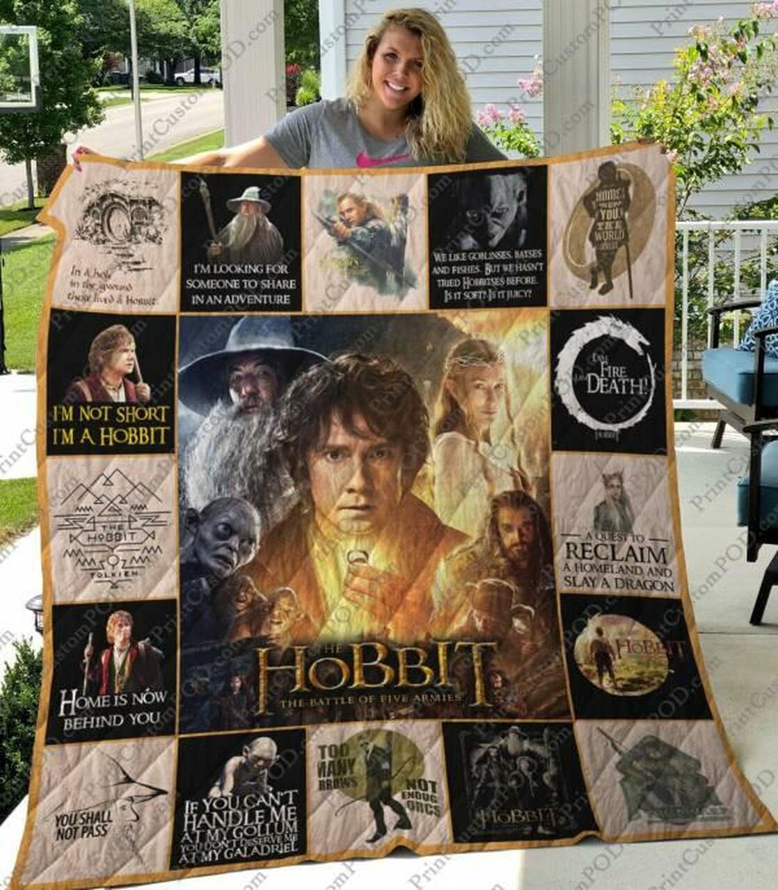 Hobbit Quilt Blanket Limited Quilt Blanket