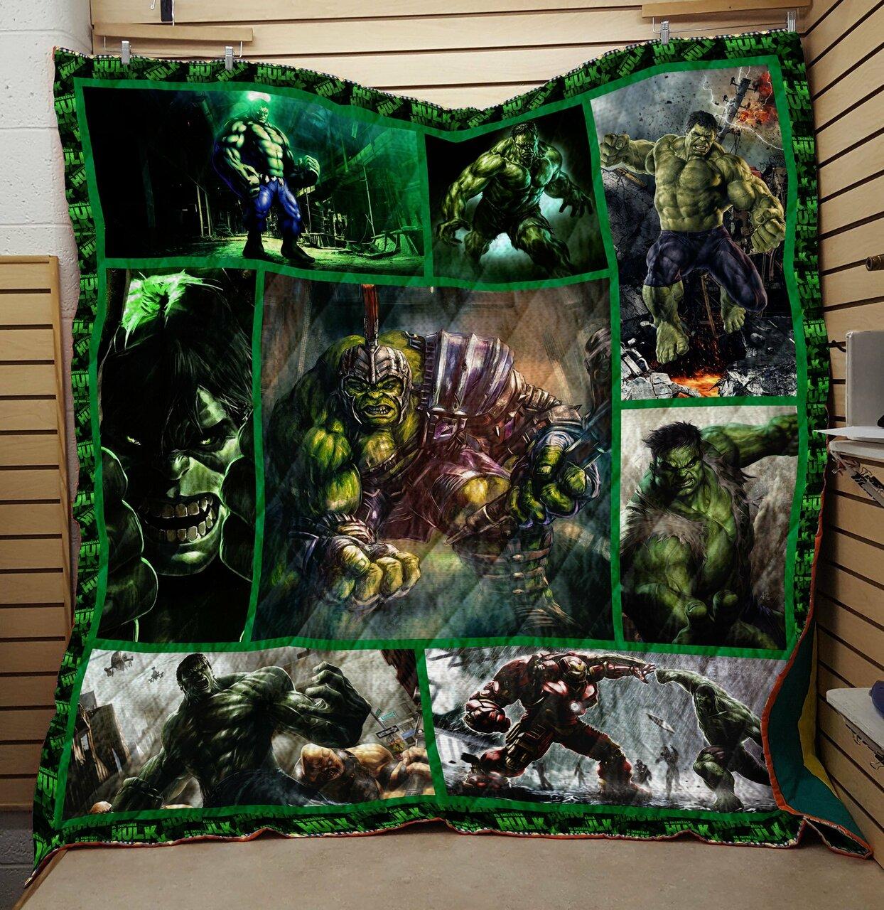Hulk Fabric Quilt Blanket