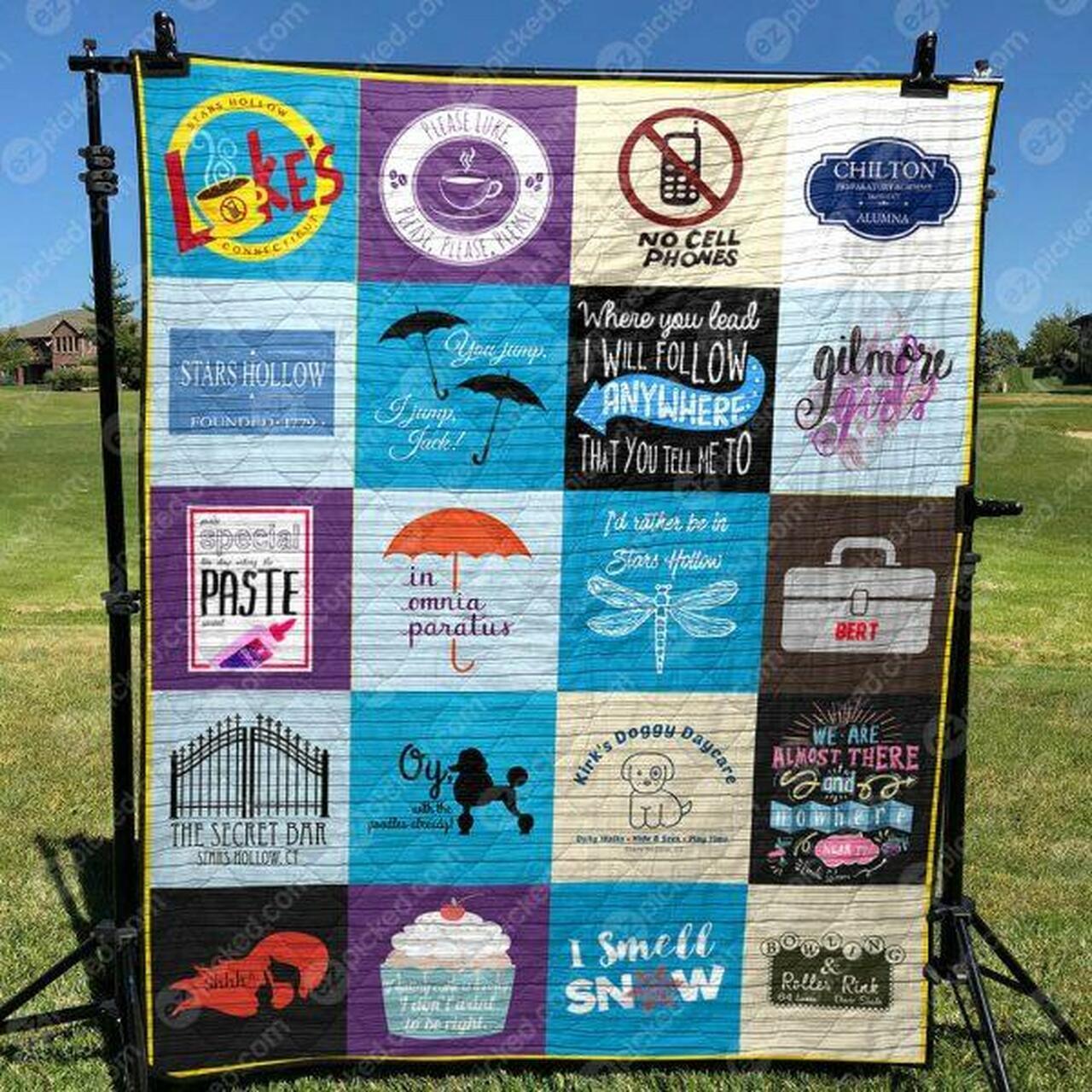 Gilmore G Quilt Blanket Lk08 Quilt