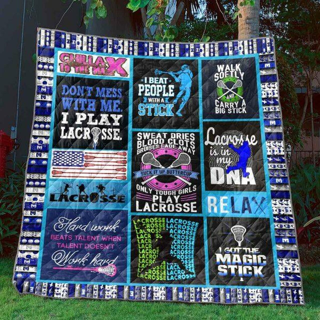 Living The Lax Life Quilt Blanket Ylh5 Quilt