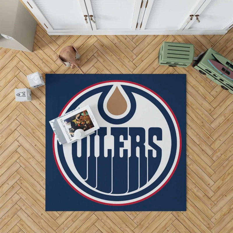 Edmonton Oilers Professional Nhl Hockey Team Rug