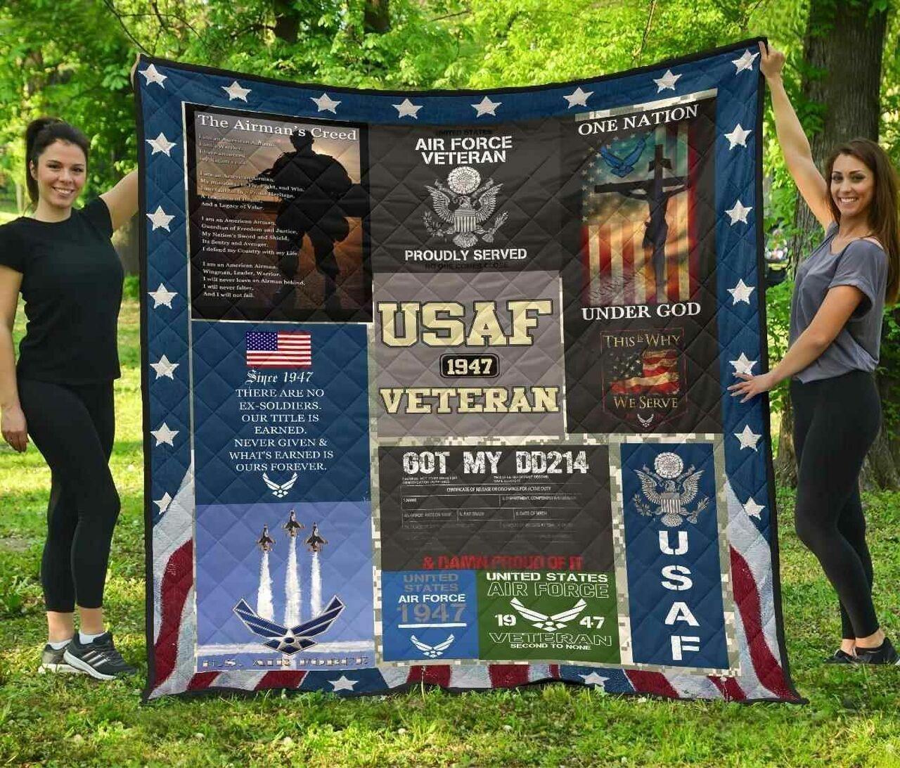 Us Air Force Blanket Th0807 Quilt